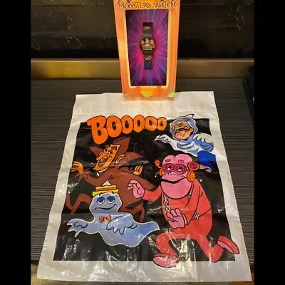 2000 General Mills Monsters Watch & Bag | Boo Berry FrankenBerry Count Chocula • $46