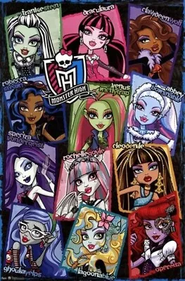 Trends International Monster High Grid Wall Poster 22.375  X 34  • $21.80