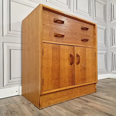 Vintage G Plan Tall Boy Cupboard Chest Drawers - Mid Century - Sideboard Cabinet • £289.99