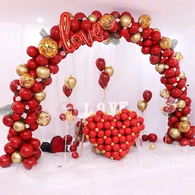 $14.99 • Buy Love Balloon Garland Wedding Birthday Decor Valentines Party Balloons Arch Kit 