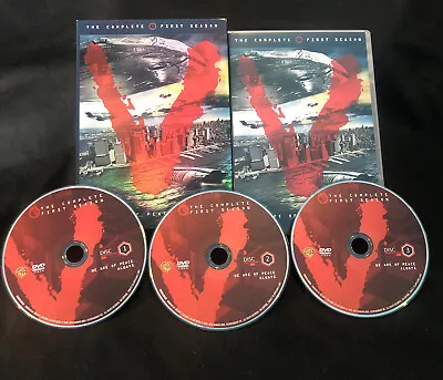 $10.41 • Buy V: The Complete First Season (DVD, 2010, 3-Disc Set) Tested Complete