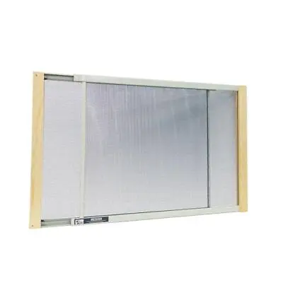 W B Marvin 21-37 In. W X 18 In. H Clear Wood Frame Adjustable Window Bug Screen • $16.24