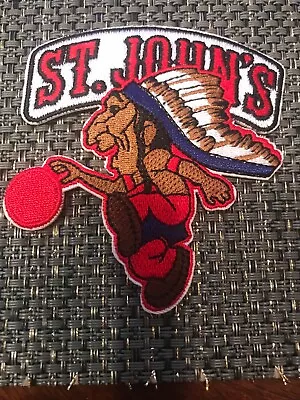 $6.99 • Buy ST. John’s University RED STORM Vintage Embroidered Iron On Patch 3” X 3”