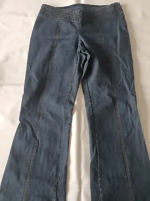 £15.50 • Buy H&M Divided Pull On Boot Cut Jeggins Size M Dark Blue