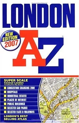 London Street Atlas By Geographers' A-Z Map Company • £2.51