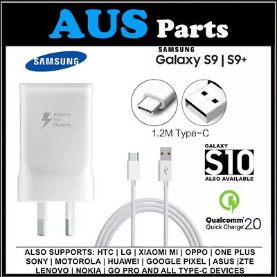 GENUINE SAMSUNG FAST AC Wall Charger Type C Cable For S22 Note20 S21 S20 S23+ FE • $38.95