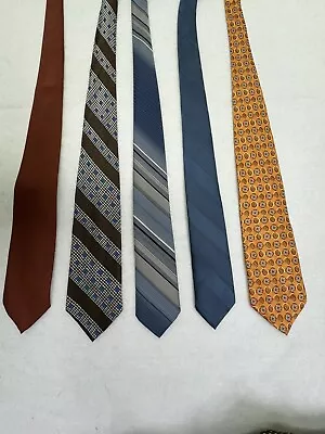 Men’s Dress Ties Lot Of 5 • $9.50