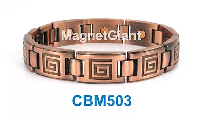 Men Copper Link High Power Magnetic Bracelet CBM503 • $20