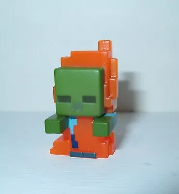 Minecraft Mini-Figures Netherrack Series 3 1  Zombie In Flames Figure Mojang • $2.25