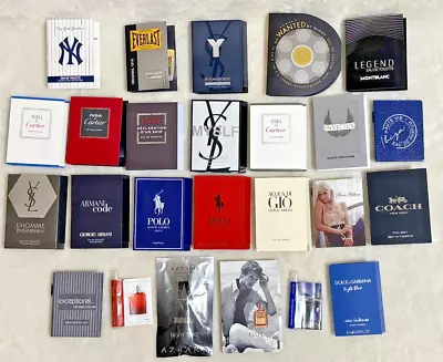 Lot Of 25 - Men's Luxury Designer Parfum Cologne Samples - NEW - NO DUPS - (M25) • $49.82