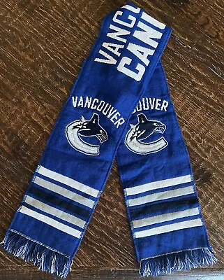 Vancouver Canucks NHL Hockey Blue Neck Scarf • $7.99