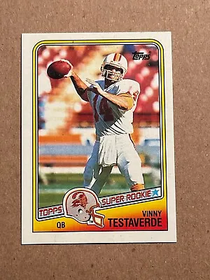 1988 Topps Vinny Testaverde Tampa Bay Buccaneers RC #352 Football Card • $0.99