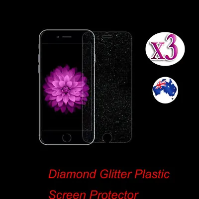 $3.40 • Buy Diamond Glitter Plastic Screen Protector For Apple IPhone 4S /6 /6+ AU