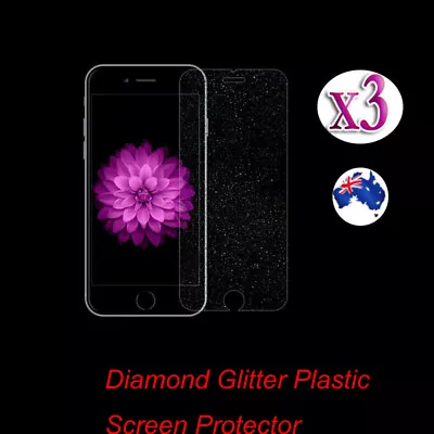 Diamond Glitter Plastic Screen Protector For Apple IPhone 4S /6 /6+ AU • $3.40