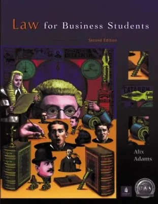 Law For Business Students 2nd Ed. By Adams Ms Alix Paperback Book The Cheap • £3.01