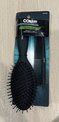 Conair For Men Cushion Hairbrush & Pocket Comb • $9.25