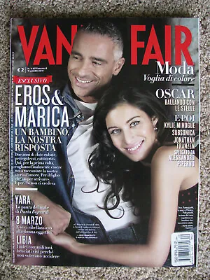 $29.99 • Buy IT Vanity Fair Mag Eros Ramazzotti Sophie Marceau Kylie Minogue Diana Moldovan