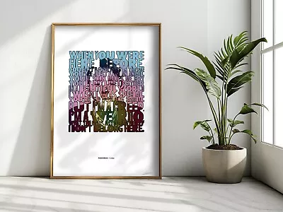 RADIOHEAD ❤ Creep ❤ Song Lyrics Poster Art Limited Edition Print • £9.99