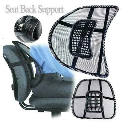 $8.41 • Buy Lumbar Lower Back Car Seat Support Lumber Mesh Cushion Pain O Office Chair U1A2