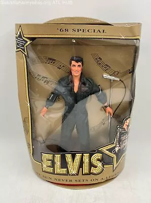 Vintage 1993 Hasbro Elvis Presley 68 Special Figure Doll In Package • $9.99