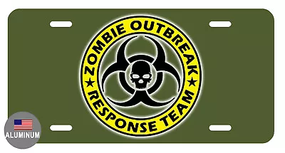 License Plate Zombie Durable Aluminum High Quality Full Color Glossy Zlp#0030 • $12.50