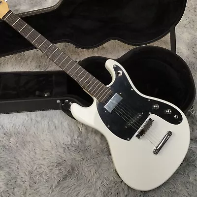Ventu.es Joh.ny Ram.ne Mosrite Mark II White Electric Guitar Tune-A-Matic & Stop • $279