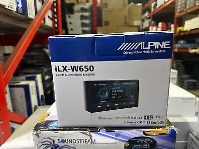 Alpine ILX-W650 2 DIN Digital Media Player Bluetooth Apple CarPlay Android Auto • $259.90