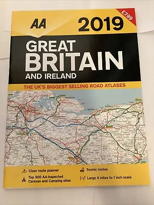 AA Large Scale Road Atlas Map Britain 2019 . New Item • £0.99