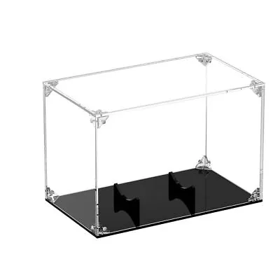 Cube Acrylic Football Display Case Showcase Memorabilia Box Ball Protector • $65.89