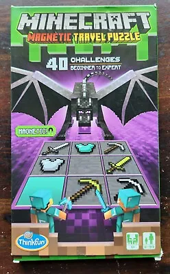 Brand New Minecraft Magnetic Travel Puzzle 40 Challenges. Sealed Box • $10.49