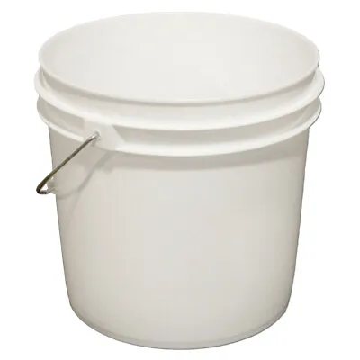 2 Gallon Food-Grade Plastic Bucket With Metal Handle • $5.99