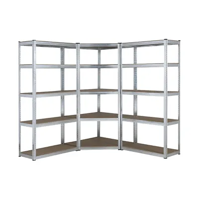£101.99 • Buy Galvanised Corner Shelving/Racking Kit Garage Storage Shelves 150kg 1500mm H