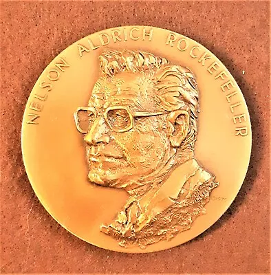 1974 Nelson  Rockefeller Inaugural Medal  2 3/4  • £24.13