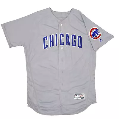 Mens MLB Chicago Cubs Authentic On Field Flex Base Jersey - Road Gray • $99.99