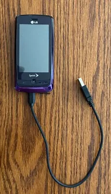 LG Rumor Touch LN510 - Purple (Sprint) Cellular Phone • $6