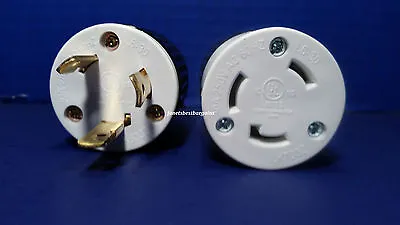 30 Amp 250 Volt Male Female Twist Lock 3 Wire Power Cord Plug Nema L6-30P L6-30R • $19.95