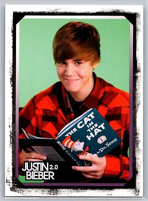 2011 Panini Justin Bieber 2.0 Justin Bieber Reads Cat In The Hat #71 • $4.25