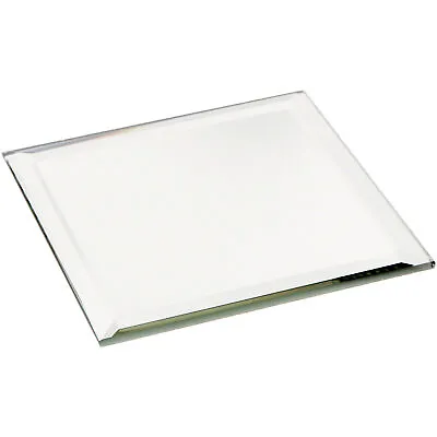 Plymor Square 3mm Beveled Glass Mirror 3 Inch X 3 Inch (Pack Of 6) • $10.84