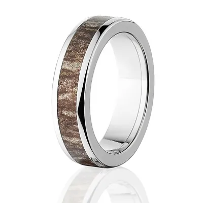 Camo Rings Mens Camo Wedding Bands Licensed Mossy Oak Bottomland Rings • $149.32