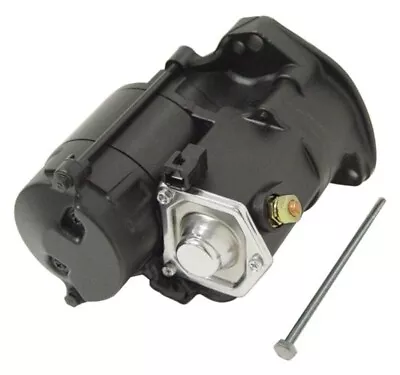 Black 1.4 KW Starter Harley Big Twin Evo Softail Road King Electra Glide 89-06 • $135.99