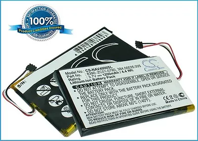 NEW Battery For Navigon 40 Easy 40 Plus 40 Premiun 384.00035.005 Li-Polymer • £14.25