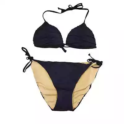 A. Che Black String Bikini Set Size Medium • $50