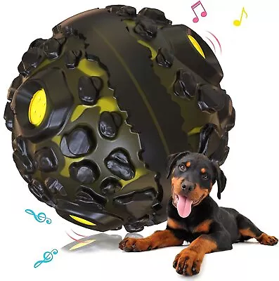 $16.90 • Buy Dog Toys Chewers For Aggressive Indestructible Squeaky Dog Chew Toy Fetch Ball