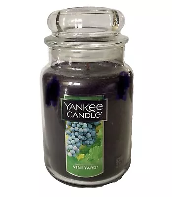 Yankee Candle Vineyard Large 22 Oz Classic Jar Grapes • £22.19