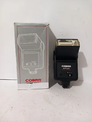 Camera Flash Cobra AUTO 210x Boxed Good Working Order Vintage Photography  • £4.70