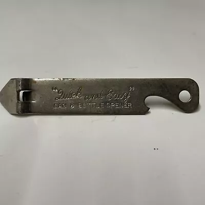 Quick & Easy Vaughan Chicago 24  USA 4.5” Vintage Can & Bottle Opener • $5.50