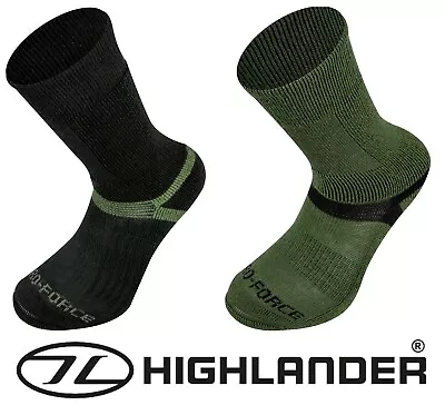 Highlander Taskforce Army Style Combat Boot Hiking Military Cadet Socks • £6.99