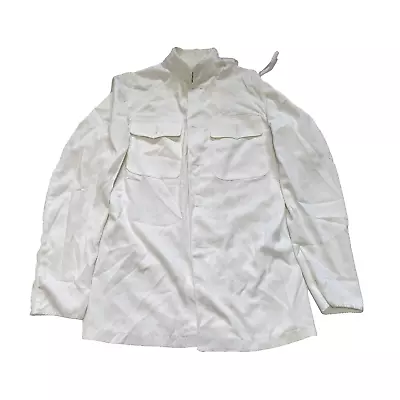 US Navy Service Dress White Jacket Lightweight Admiral Sailor - No Buttons • £15