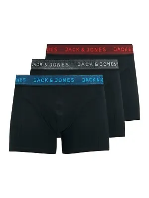 Jack & Jones Boxer Shorts Cotton Stretch Underwear Trunks 3 Pack XL • £17.99