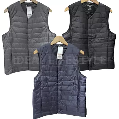 UNIQLO HEATTECH PUFFTECH Vest Warm Padded 3Colors S-4XL Quilted Men 459610 NWT • $121.30